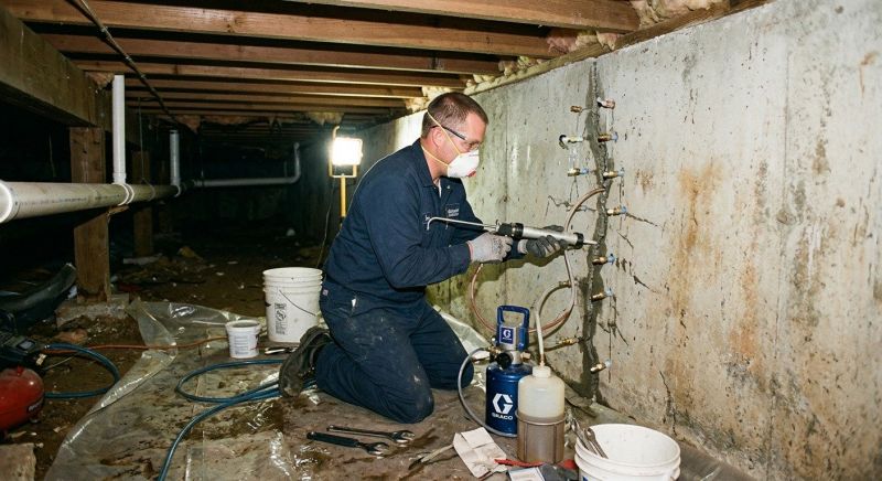 Basement Foundation Repair in Canton, MA