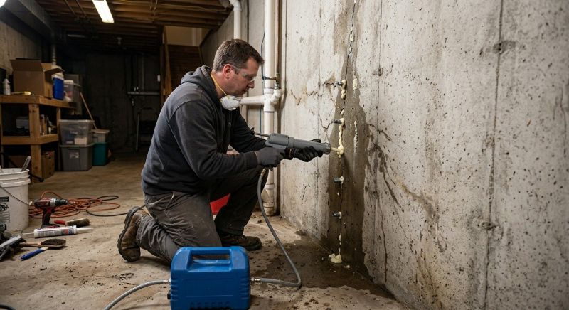 Basement Foundation Repair in Holliston, MA