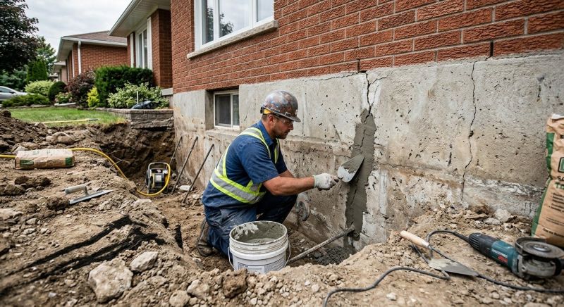 Basement Foundation Repair in Norwood, MA