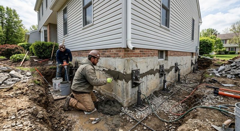 Basement Foundation Repair in Raynham, MA