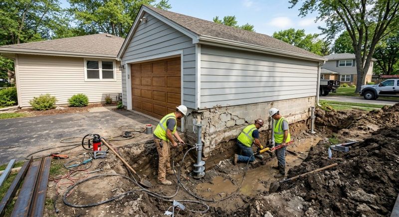 Basement Foundation Repair in Tiverton, RI