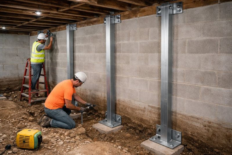 Basement Stabilization in Attleboro, MA