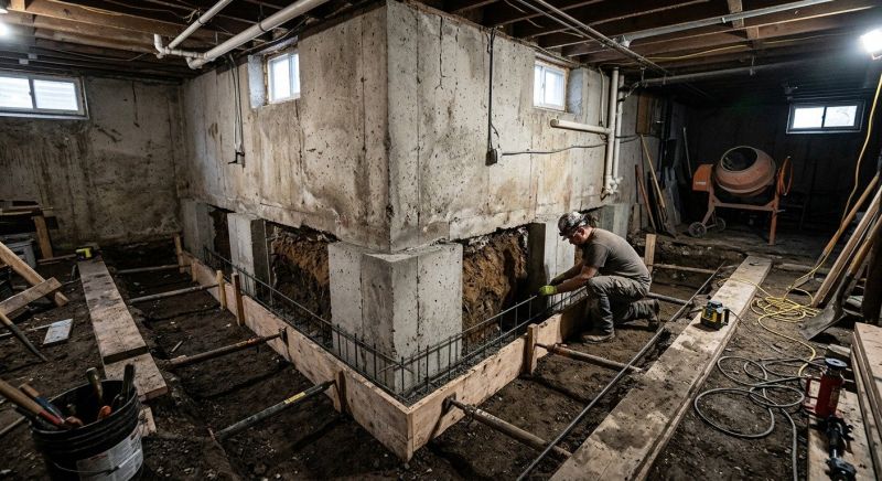 Basement Underpinning in Attleboro, MA