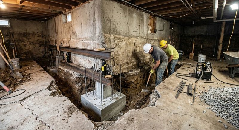 Basement Underpinning in Attleboro, MA