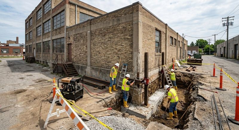 Building Foundation Repair in Norton, MA