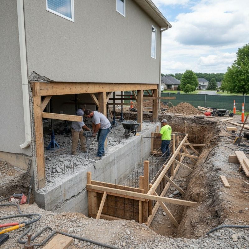 Concrete Foundation Repair in East Bridgewater, MA