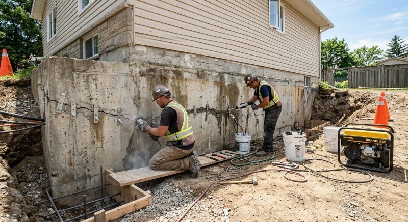 Concrete Foundation Repair in Fall River, MA
