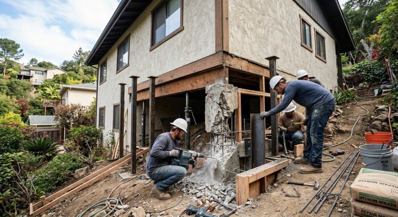 Concrete Foundation Repair in Hopkinton, MA