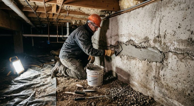 Crawlspace Foundation Repair in Blackstone, MA
