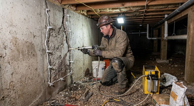Crawlspace Foundation Repair in Coventry, RI