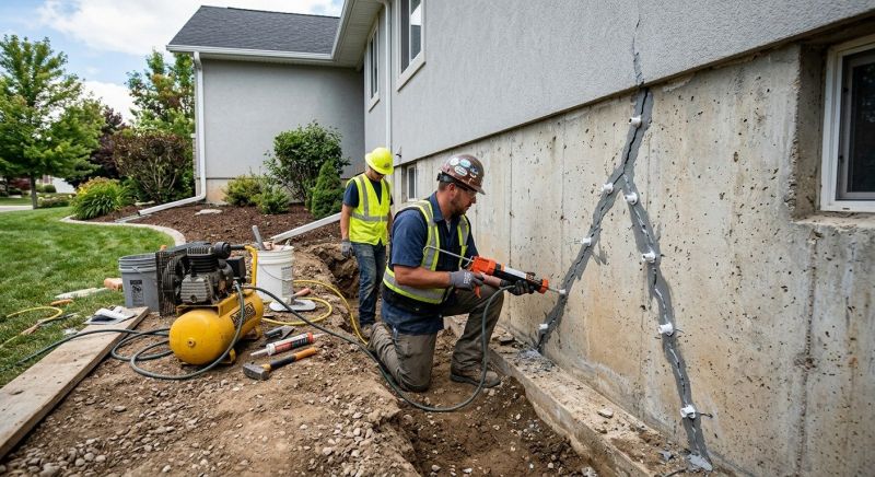 Foundation Crack Repair in Attleboro Falls, MA
