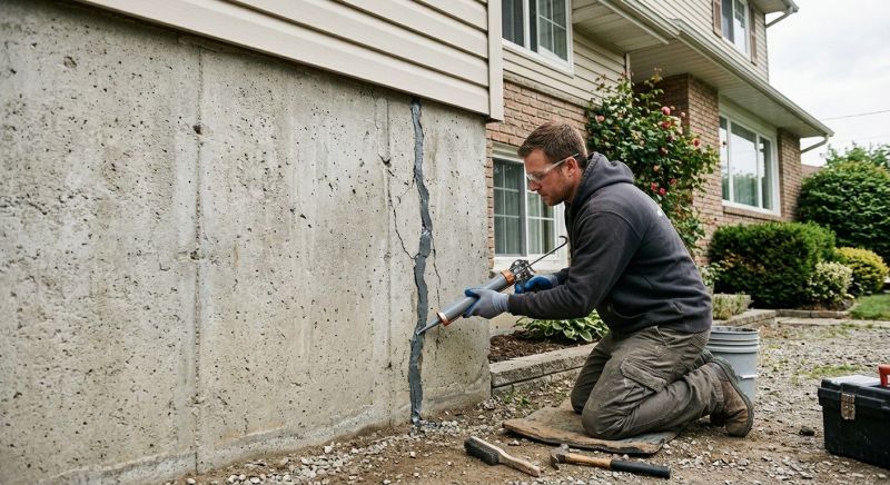 Foundation Crack Sealing in Attleboro, MA