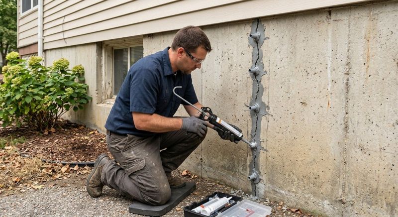 Foundation Crack Sealing in Attleboro, MA