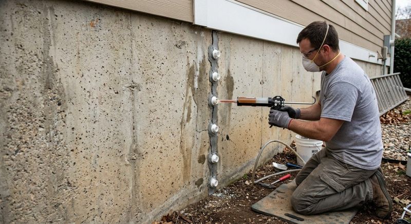 Foundation Cracks Repair in Attleboro, MA