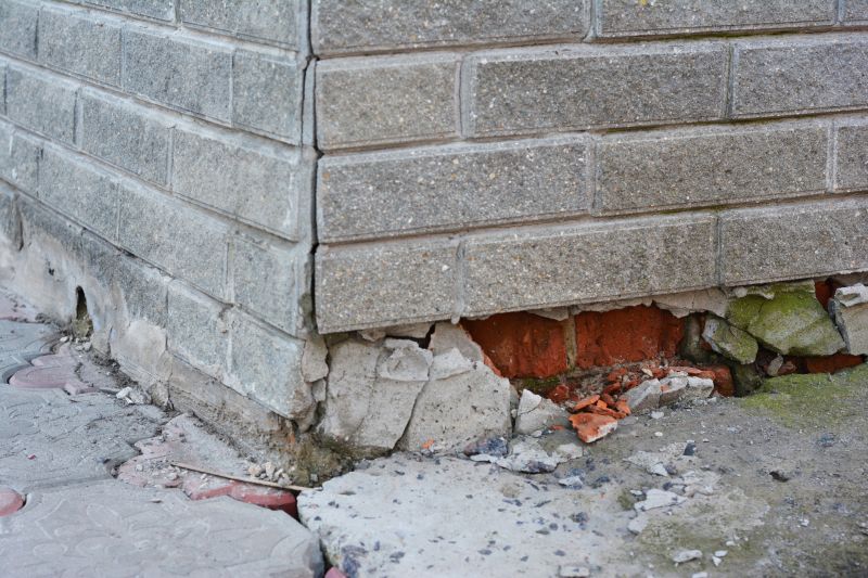 Foundation Damage Repair in Johnston, RI