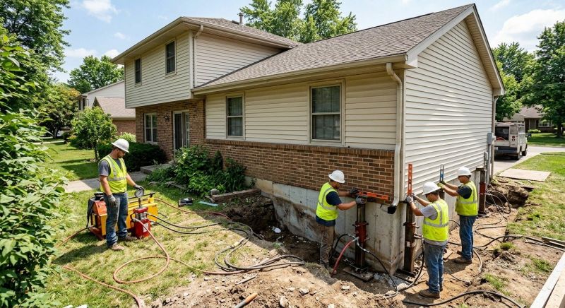 Foundation Jacking in Attleboro Falls, MA