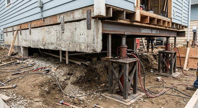 Foundation Jacking in Bridgewater, MA