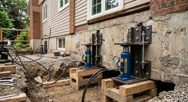 Foundation Jacking in Natick, MA