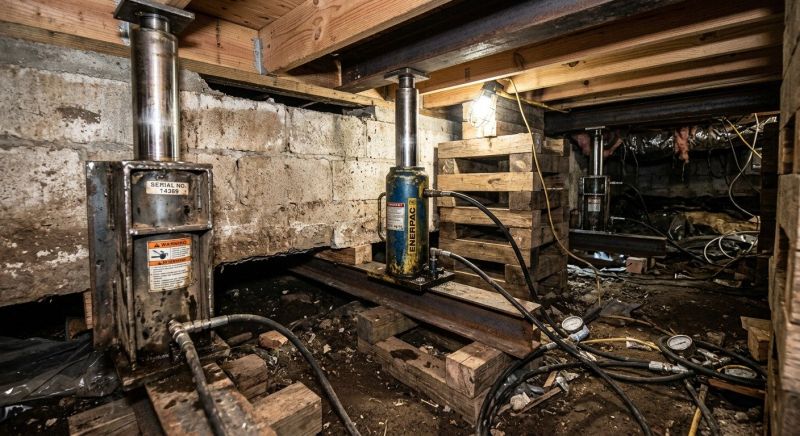Foundation Jacking in Needham, MA