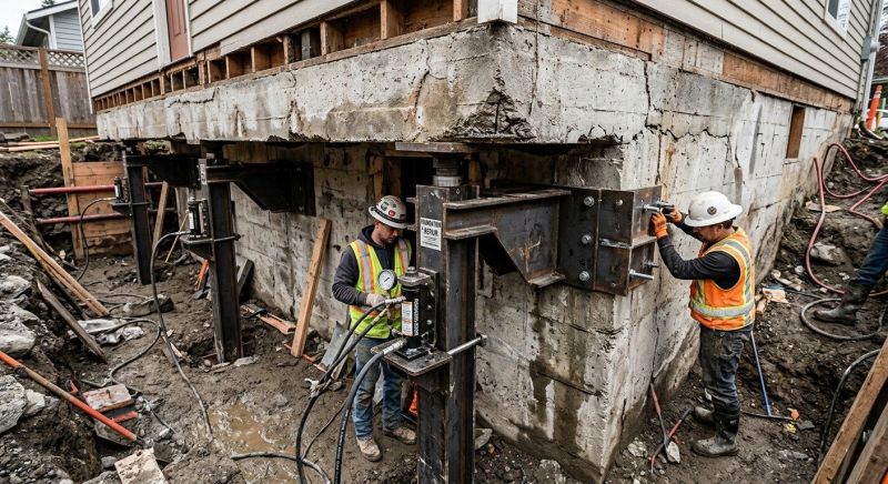 Foundation Lifting in Ashland, MA