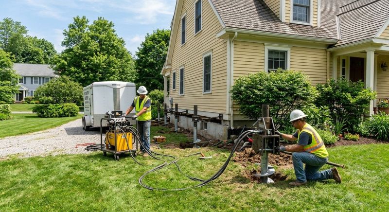 Foundation Lifting in Lakeville, MA