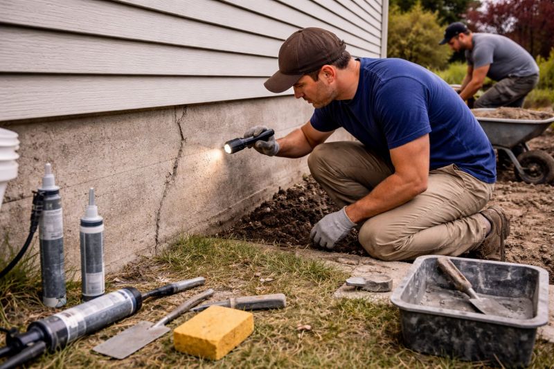 Foundation Repair in Holliston, MA