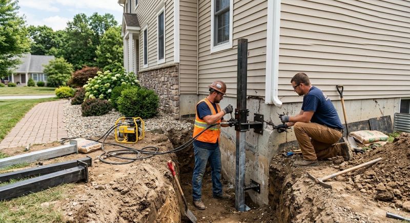 Foundation Stabilizing in Douglas, MA
