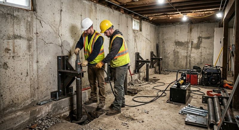 Foundation Stabilizing in Pascoag, RI