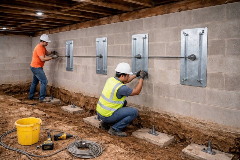 Foundation Stabilizing in Randolph, MA