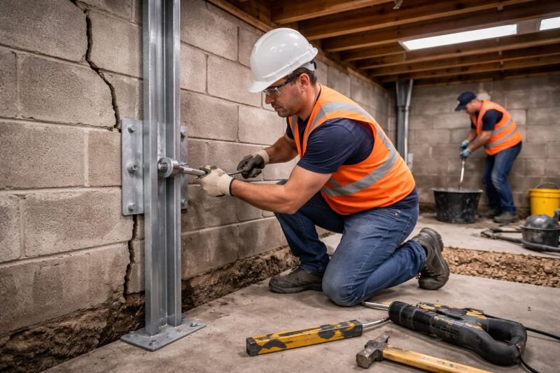 Foundation Structural Repair in East Walpole, MA