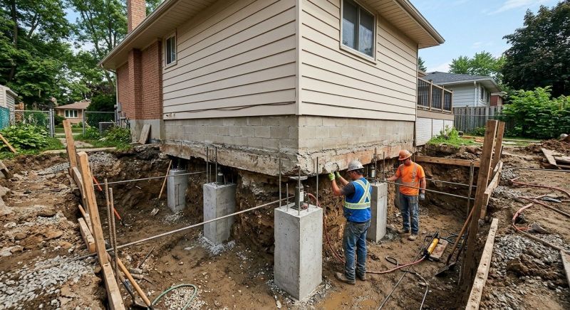 Foundation Underpinning in Attleboro, MA