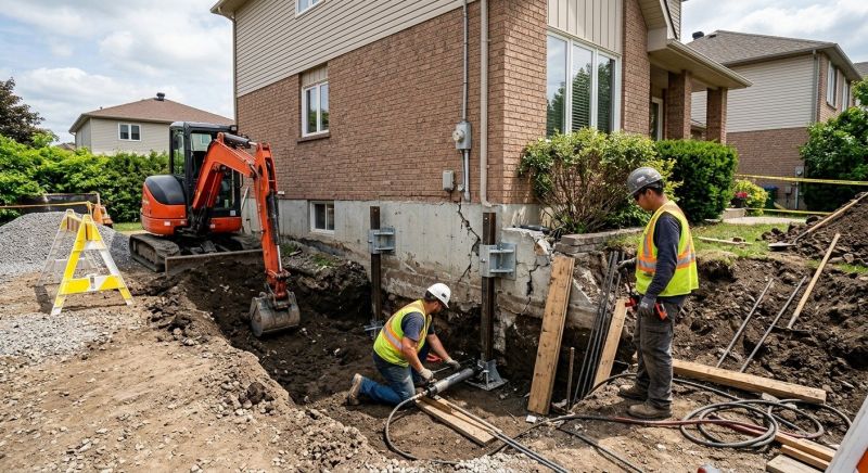 House Foundation Repair in Blackstone, MA