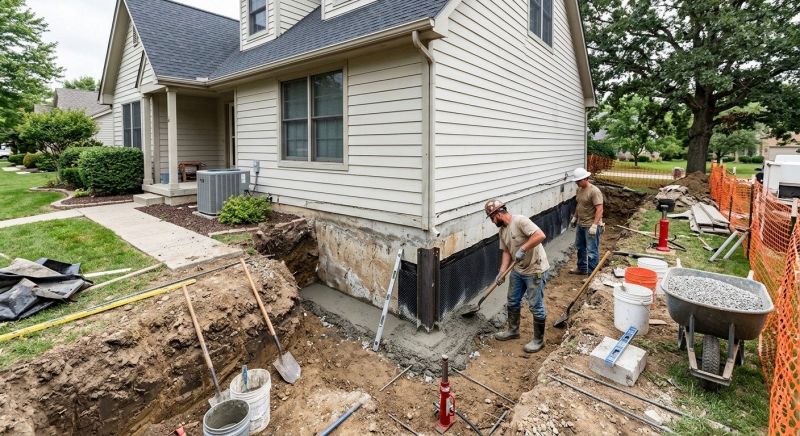 House Foundation Repair in Framingham, MA