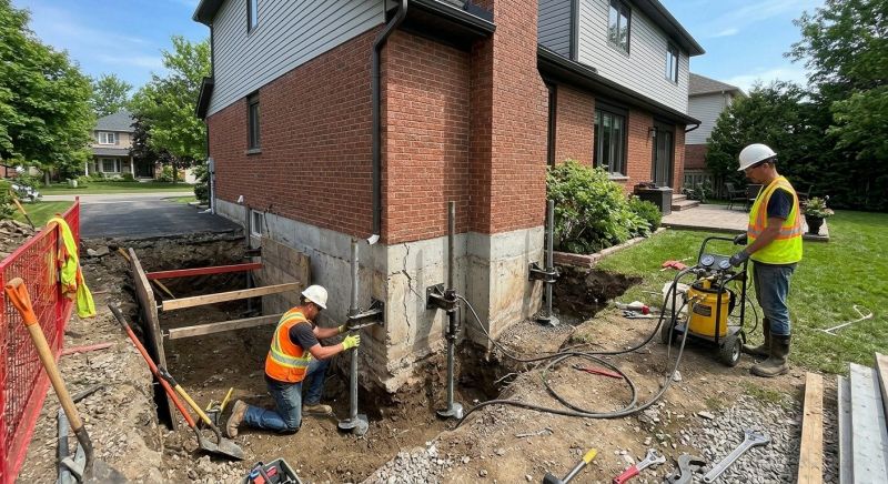 House Underpinning in Attleboro, MA