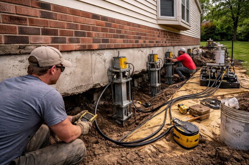 Settling Foundation Service in Bellingham, MA