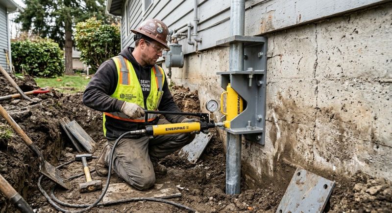 Settling Foundation Service in Braintree, MA