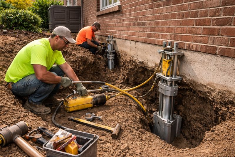 Settling Foundation Service in Raynham, MA