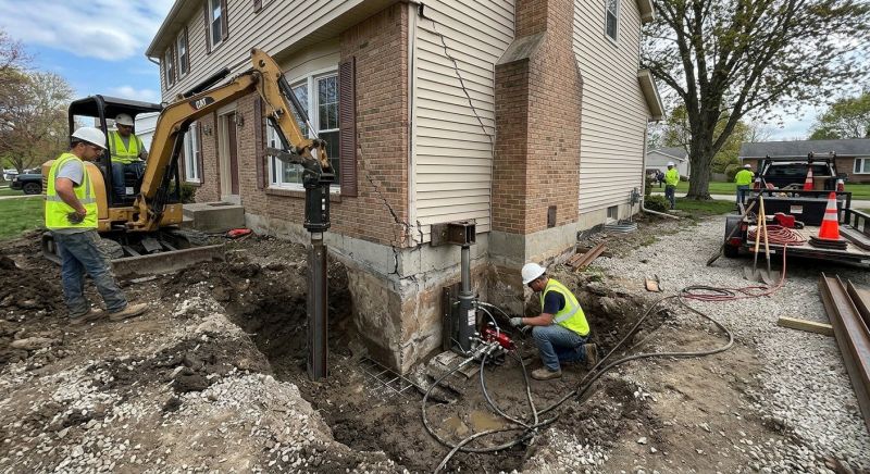 Sinking Foundation Repair in Ashland, MA