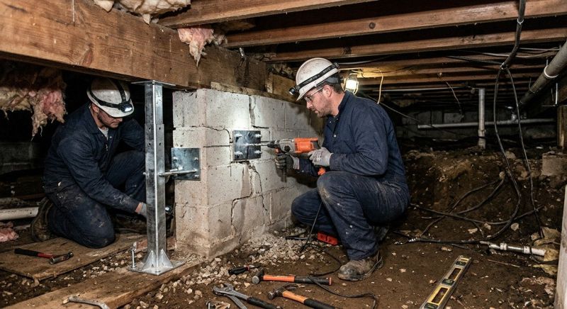 Structural Foundation Repair in Bridgewater, MA