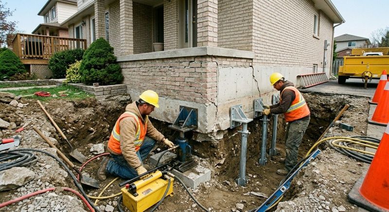 Structural Foundation Repair in West Bridgewater, MA