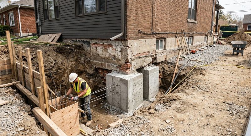 Structural Underpinning in Attleboro, MA