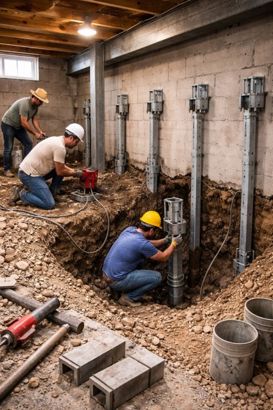 Structural Underpinning in Attleboro, MA