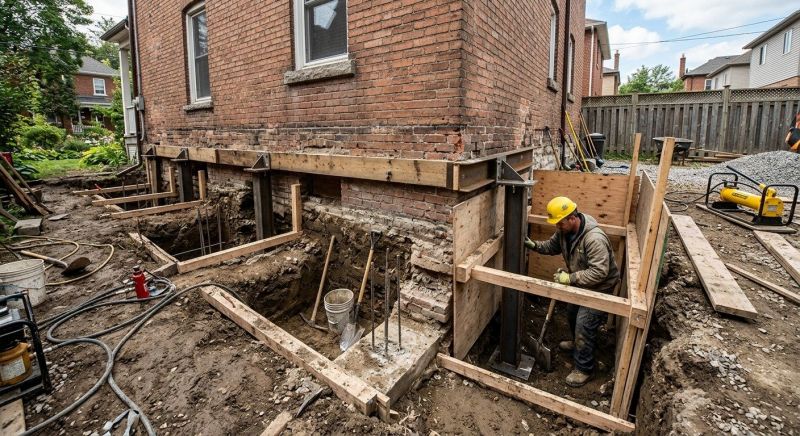 Structural Underpinning in Attleboro, MA