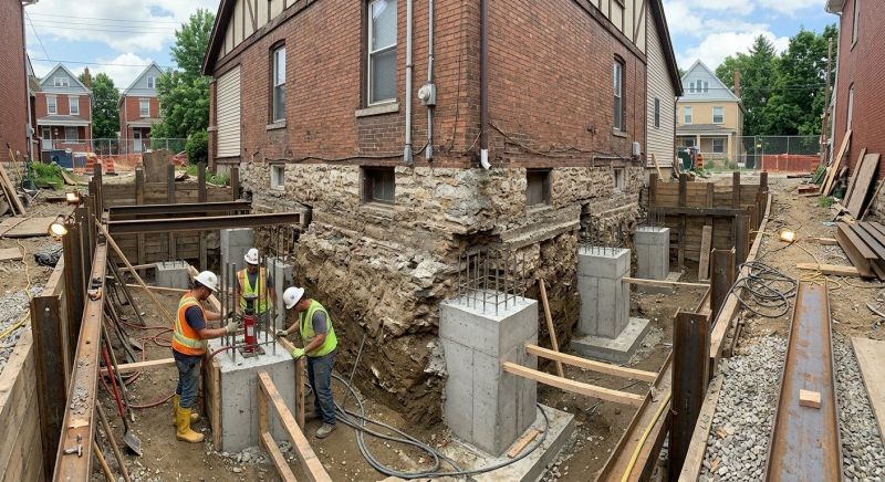Structural Underpinning in Attleboro, MA
